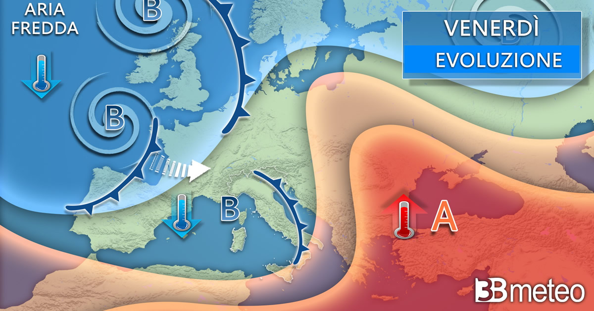 Torna il maltempo da domani a domenica anche in Piemonte