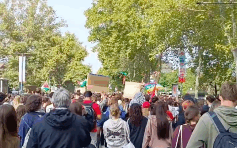Secondo la Cgil, oltre 50.000 persone in piazza a Torino per la Palestina