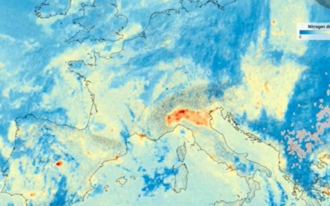 La missione Copernicus Sentinel-4 monitorerà ad ogni ora l’inquinamento in Pianura Padana