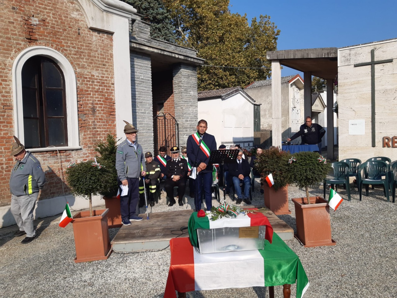 Tornati a Carpeneto i resti dell’alpino Giovanni Paravidino morto in un lager