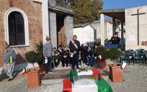 Tornati a Carpeneto i resti dell’alpino Giovanni Paravidino morto in un lager