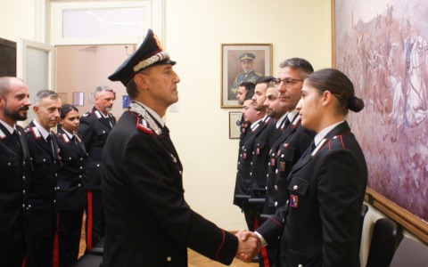 Il Comandante Interregionale Riccardo Galletta in visita ai Carabinieri di Tortona