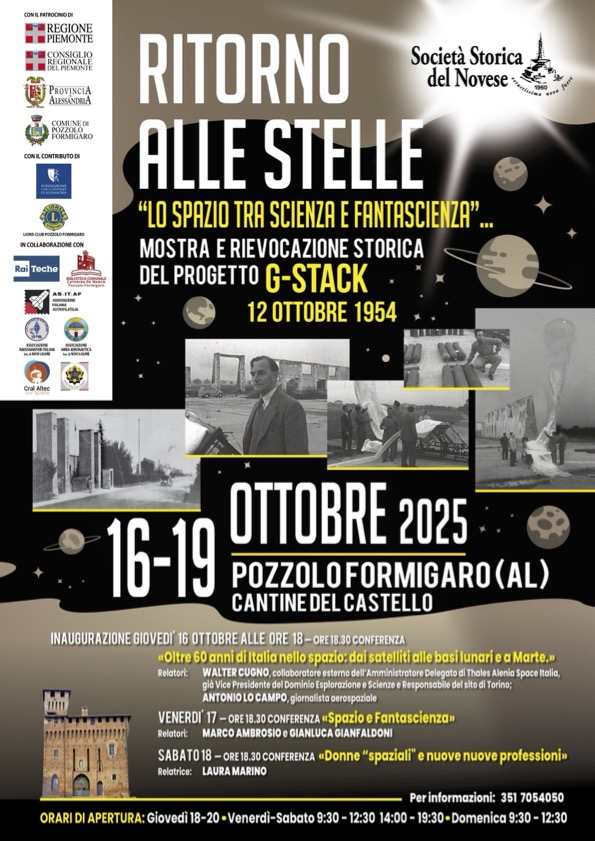 Pozzolo, dal 16 al 19 ottobre la mostra “Ritorno alle stelle” al Castello