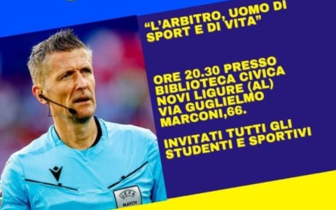 L’ex arbitro Daniele Orsato a Novi Ligure per il 70° anniversario della sezione “Stefano Farina”