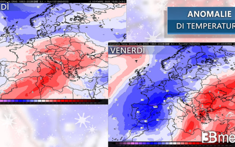Torna il sole, ma arriva il freddo nei prossimi giorni