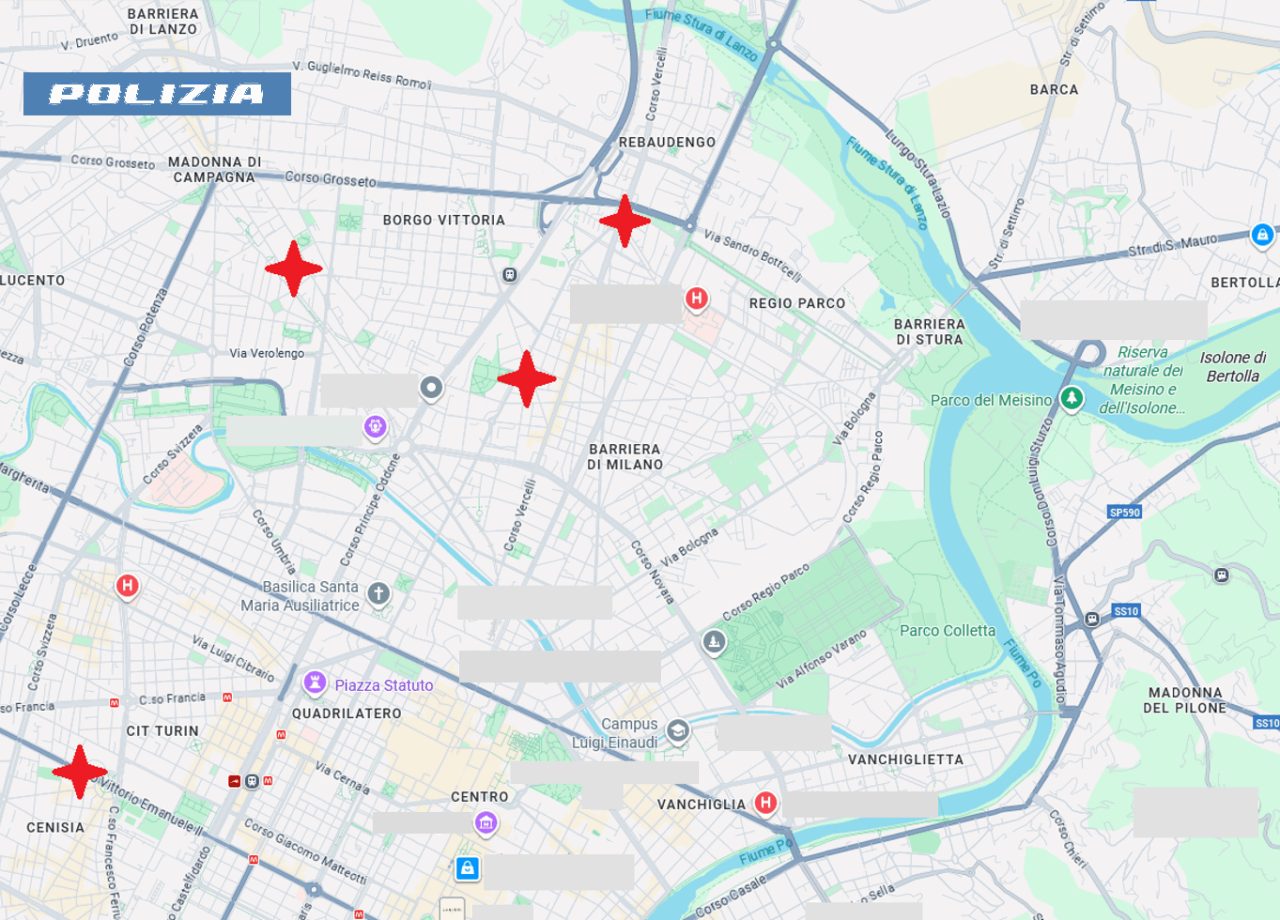 Torino: spaccate e furti nella notte, la Polizia arresta 6 persone