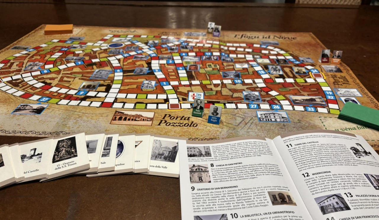 “I’ Sögu id Növe”: domani la presentazione del gioco da tavolo dedicato a Novi Ligure