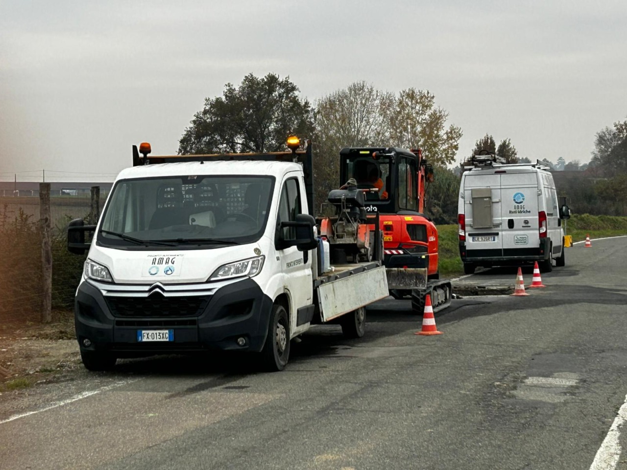 Guasto ad una tubatura a Valmadonna: alcune vie senza acqua