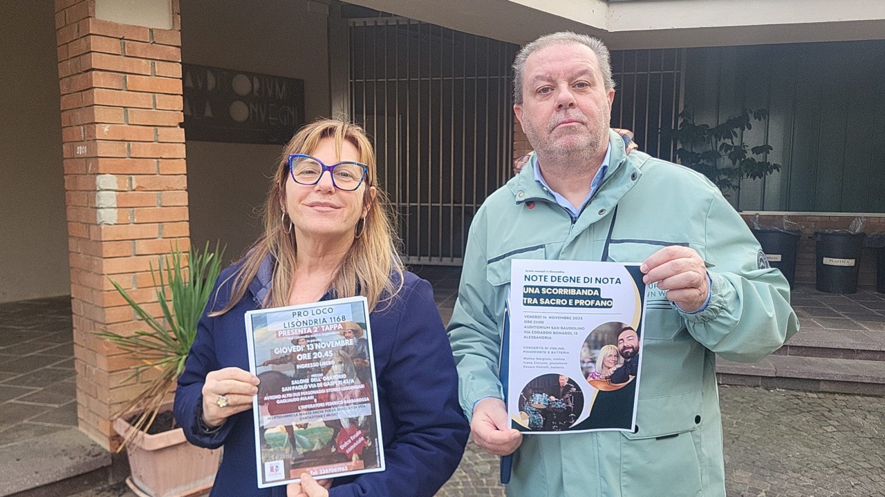 Domani e dopo altre due serate della Pro Loco Lisondria 1168 per valorizzare “l’alessandrinità”