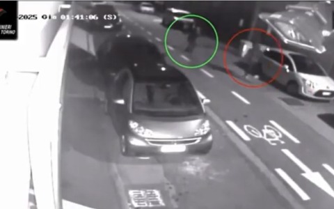 In un filmato la mortale aggressione dell’imprenditore di Collegno, Marco Veronese