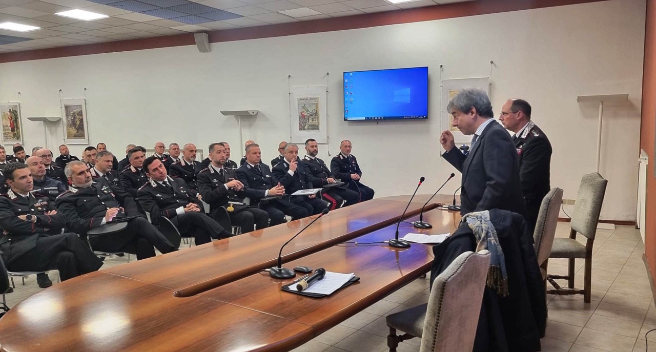 Il Procuratore della Repubblica Cesare Parodi incontra i Carabinieri della provincia di Alessandria