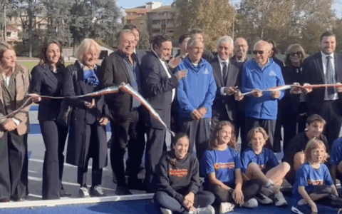 Il ministro Abodi inaugura a Novara il rinnovato campo di atletica Andrea Gorla