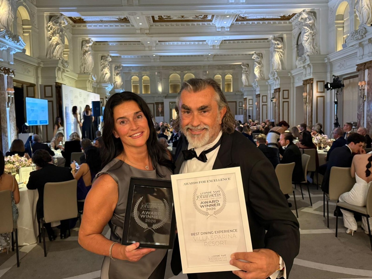 Villa Sparina Resort di Gavi premiato da Condé Nast Johansens come “Best  Dining Experience 2026”