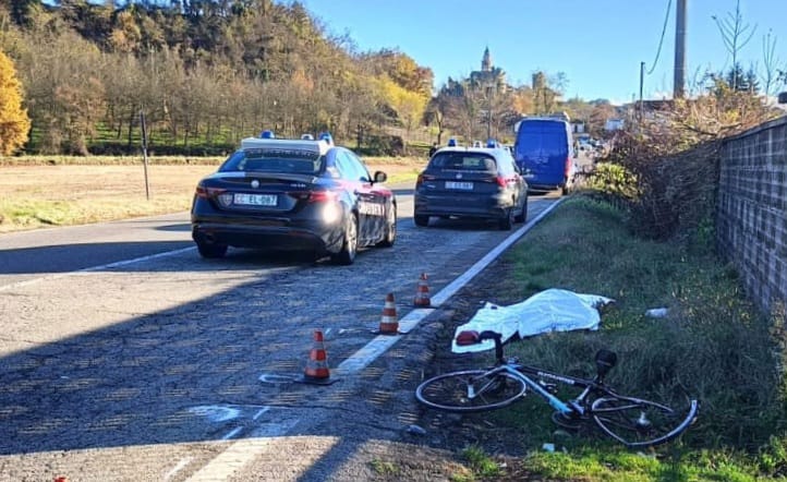 Incidente mortale a Capriata d’Orba: furgone investe ciclista