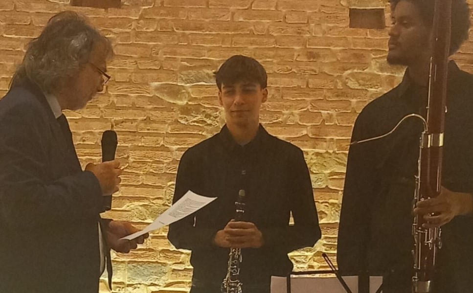 Il giovane clarinettista alessandrino Youssef Mignone nell’orchestra nazionale dei Licei Musicali