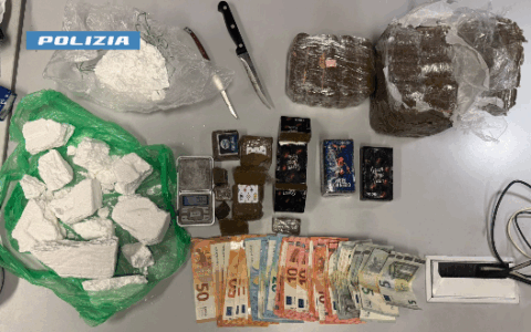Controlli nel quartiere Barriera Milano a Torino: sequestrati oltre 3 chili di droga