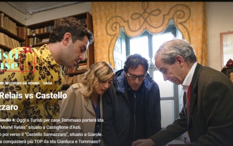 Il Castello Sannazzaro di Giarole vince la sfida di “Turisti per Case” su Real Time