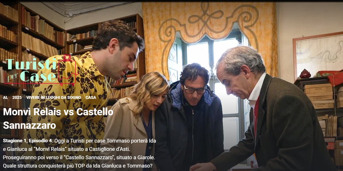 Il Castello Sannazzaro di Giarole vince la sfida di “Turisti per Case” su Real Time