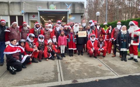 Babbi Natale in Harley: la solidarietà corre sulle strade di Alessandria