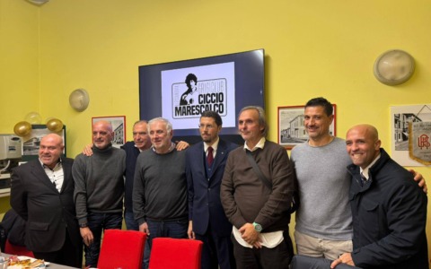 Gli auguri del Grigi Club Ciccio Marescalco con presidente e staff dell’Alessandria Calcio