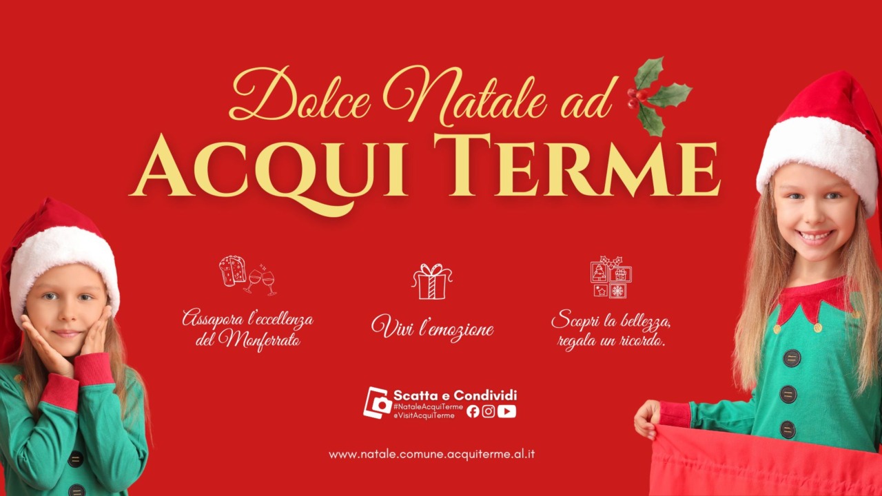 Al via il “Dolce Natale ad Acqui Terme” tra magia, comunità e tradizione