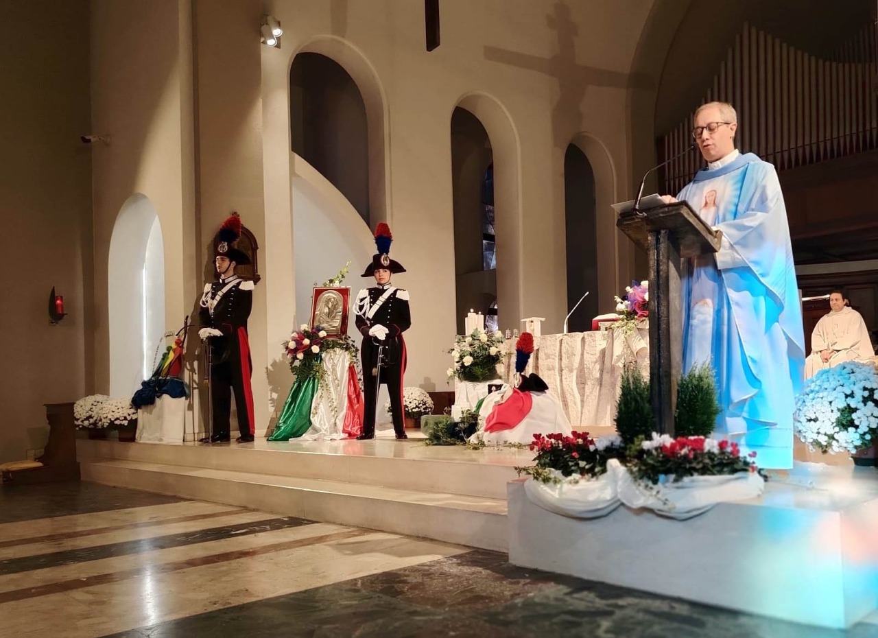 I Carabinieri di Novi Ligure celebrano la Virgo Fidelis: il ricordo di Culqualber e del Maresciallo Lupano