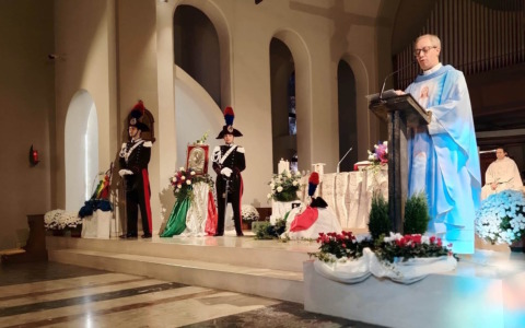 I Carabinieri di Novi Ligure celebrano la Virgo Fidelis: il ricordo di Culqualber e del Maresciallo Lupano
