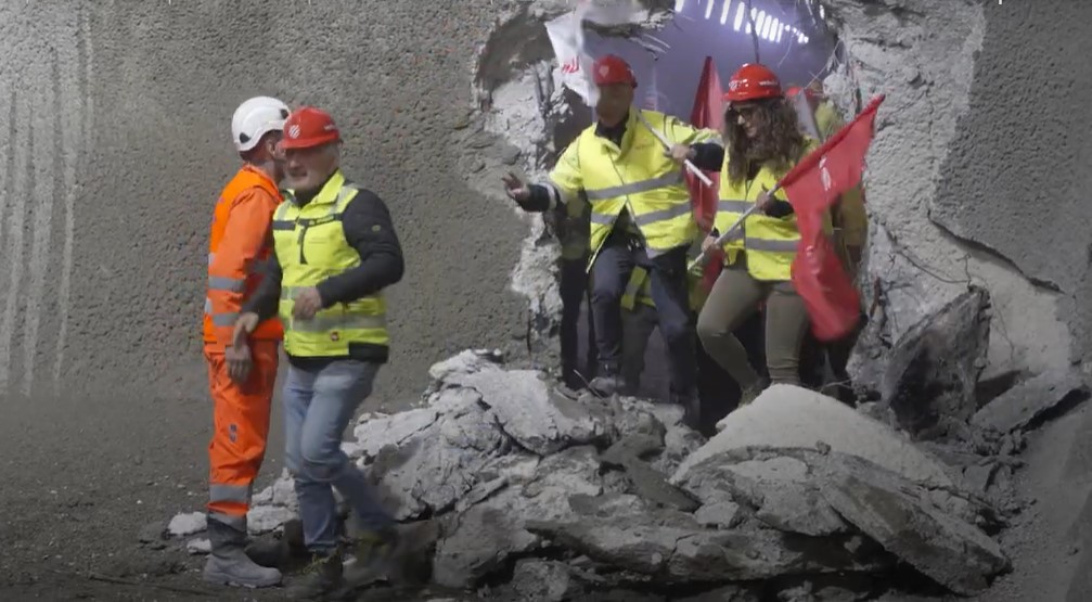 Il tracciato del Terzo Valico ferroviario si avvia alla conclusione. Scavi in galleria al 94%