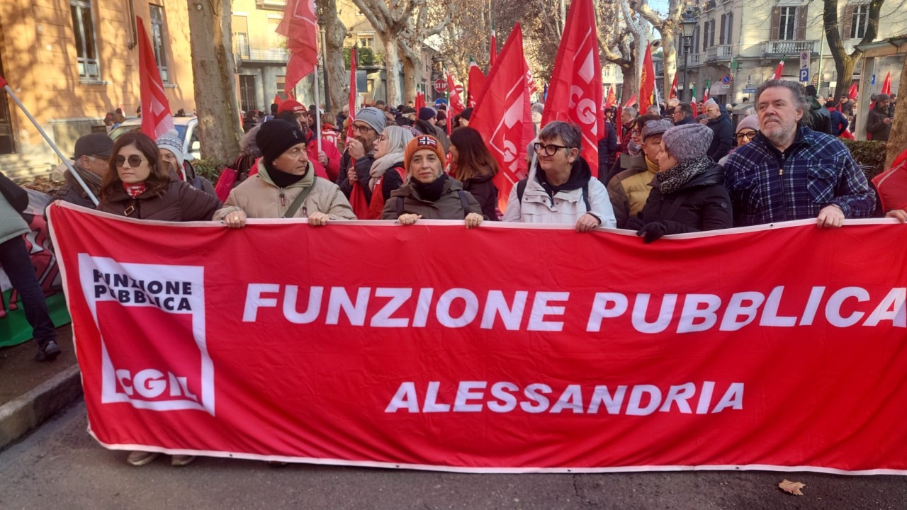 Sciopero CGIL Novi Ligure
