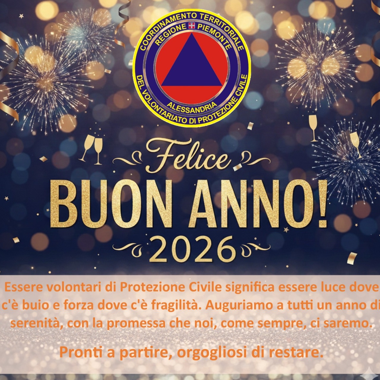 Protezione Civile Alessandria: un 2025 in prima linea