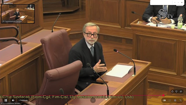 Il sindaco Muliere in Senato: “Il disimpegno totale dell’ex Ilva sarebbe assolutamente inaccettabile”