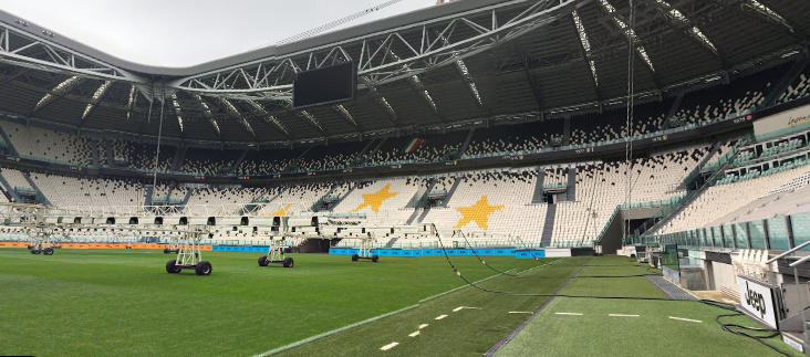Dormono e mangiano all’interno dell’Allianz Stadium: un arresto e una denuncia