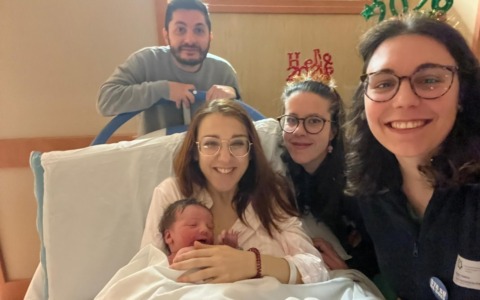 Giorgio è il primo nato ad Alessandria nel 2026