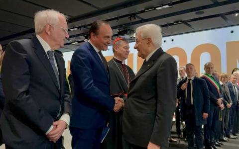 Mattarella a Torino per i 430 anni della Fondazione Ufficio Pio della Compagnia di Sanpaolo