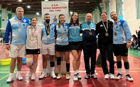 Da tutta Italia per il challenge di badminton ad Acqui Terme. Successi per il Boccardo Novi