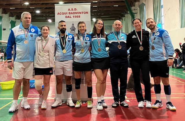Da tutta Italia per il challenge di badminton ad Acqui Terme. Successi per il Boccardo Novi