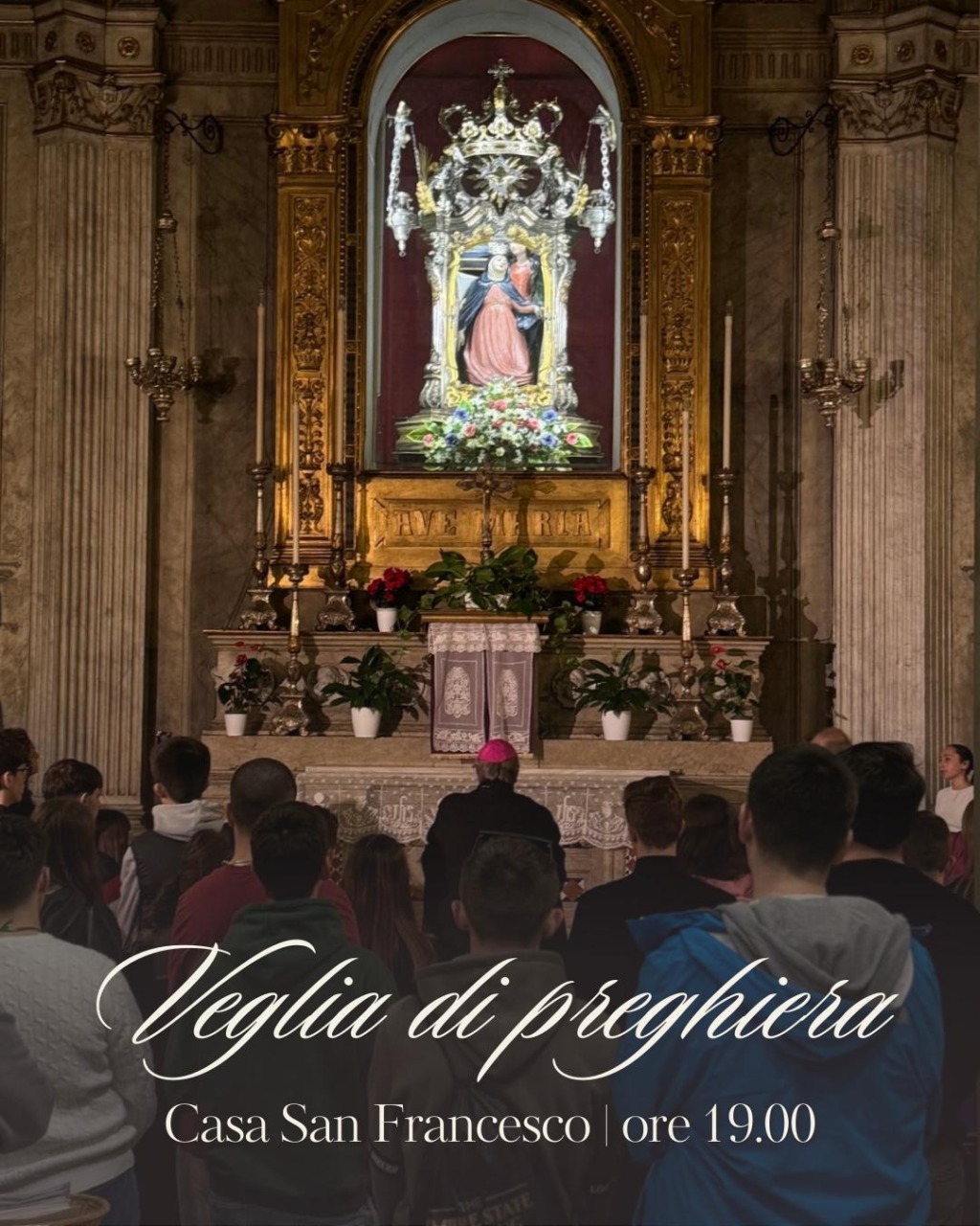 Alessandria, i giovani accanto al Vescovo: preghiera comunitaria al Santuario del Sacro Cuore