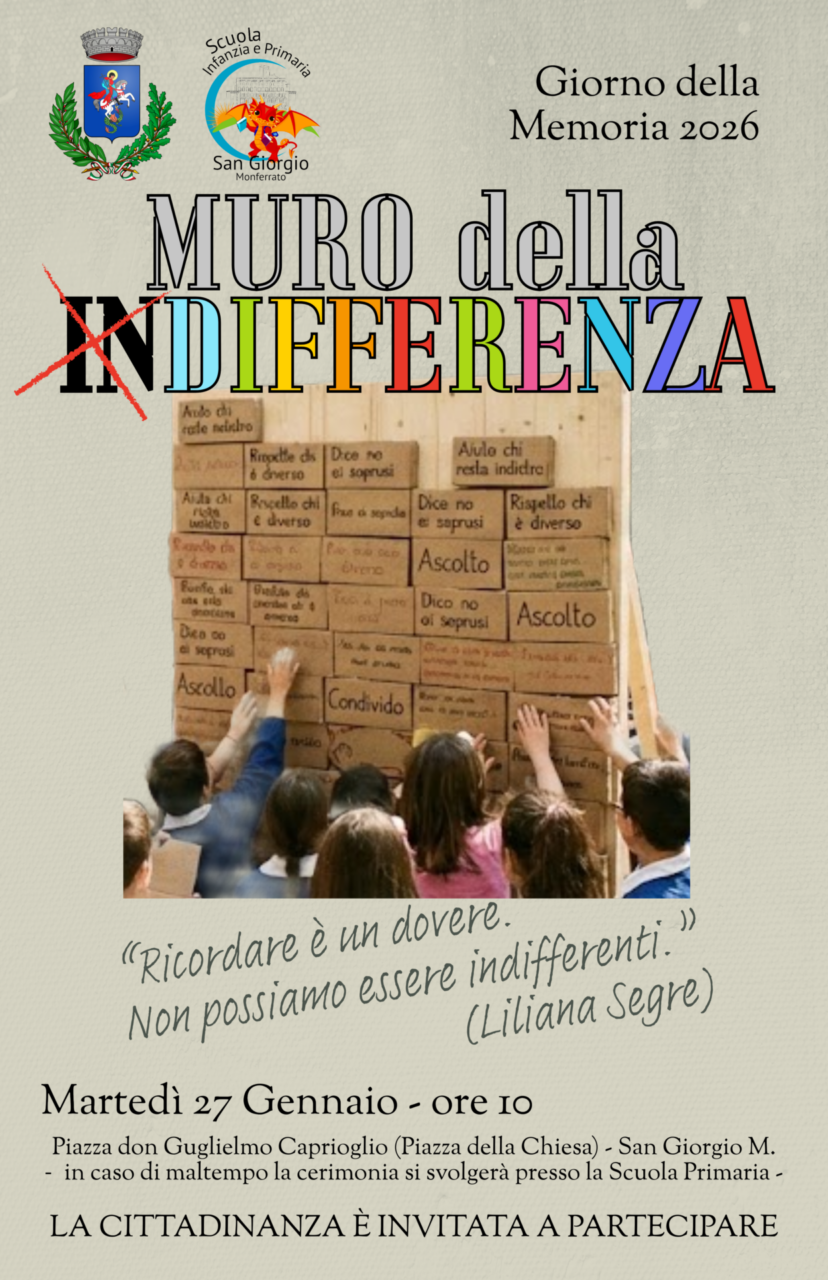 A San Giorgio Monferrato nasce il “Muro della (in)DIFFERENZA”