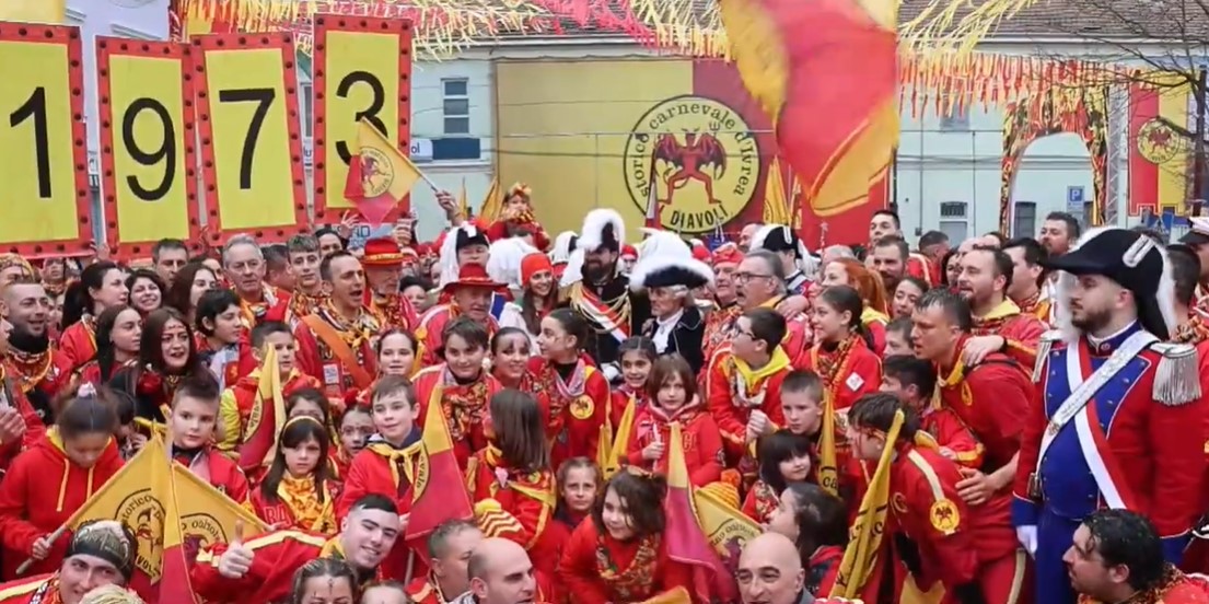 Carnevale di Ivrea: sono i Diavoli i vincitori della Battaglia delle Arance 2026