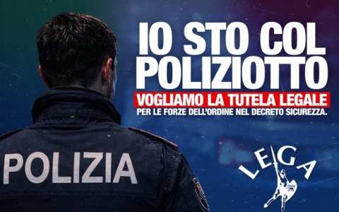 Lega Alessandria: sabato 7 febbraio gazebo per la petizione “Io sto col poliziotto”