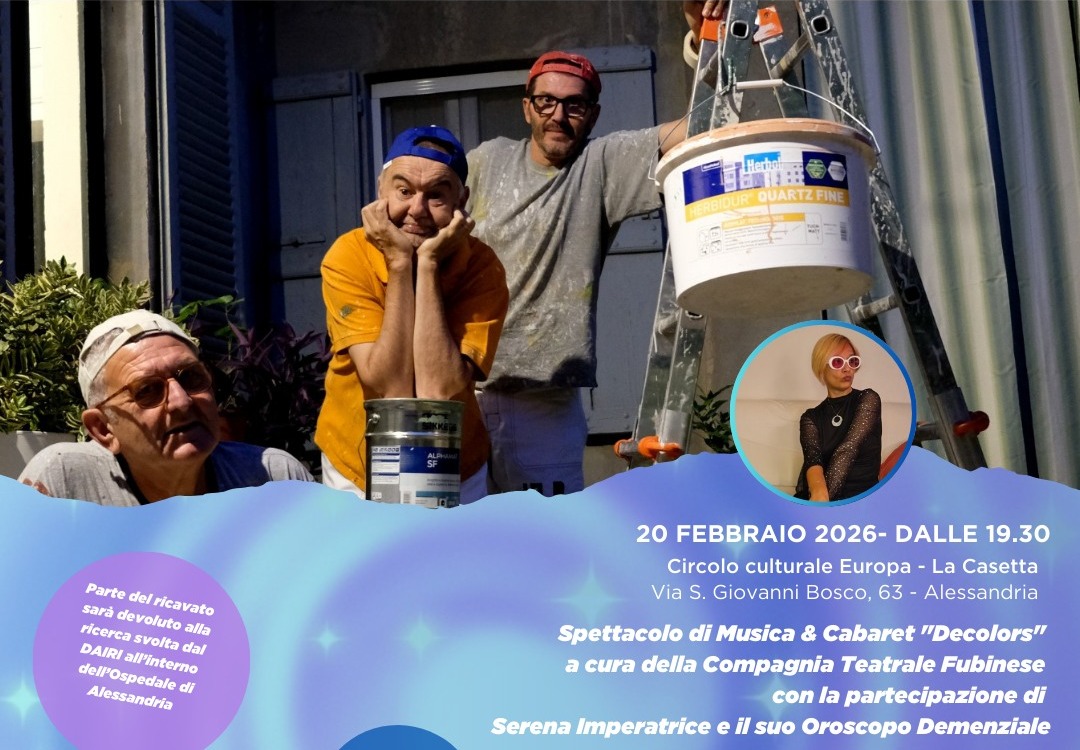 Al Circolo La Casetta di Alessandria musica e cabaret a sostegno della ricerca