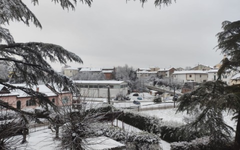 La provincia di Alessandria imbiancata dalla neve