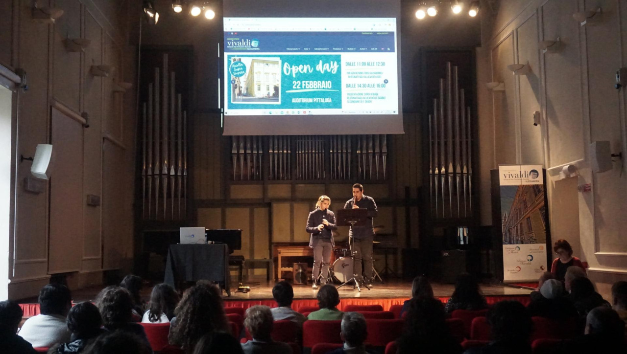 Sabato 28 febbraio il Conservatorio Vivaldi di Alessandria apre le porte alla città