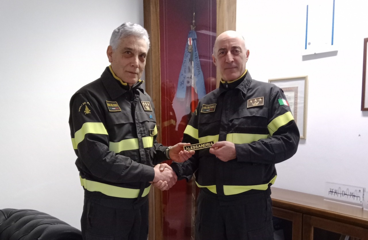 Amedeo Pappalardo è il nuovo comandante dei Vigili del Fuoco di Alessandria