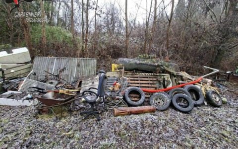 Gassino Torinese, sequestrata area di oltre 2.000 metri quadrati trasformata in discarica abusiva