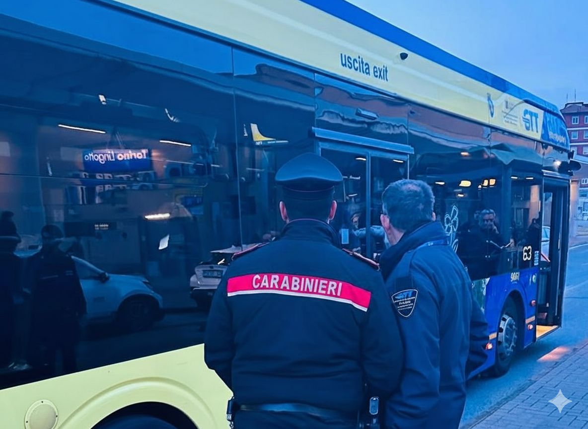 Controlli straordinari sui bus a Torino: 58 multe e un uomo salvato da un malore