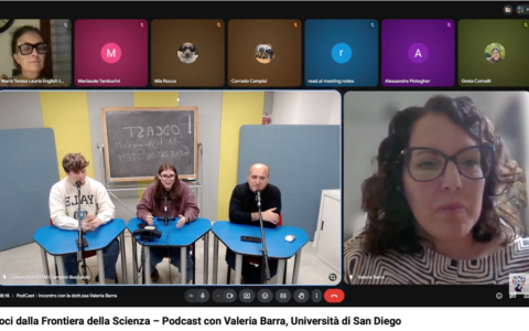 “Voci dalla Frontiera della Scienza”: parte il podcast di Generation STEM con un’ospite dalla California