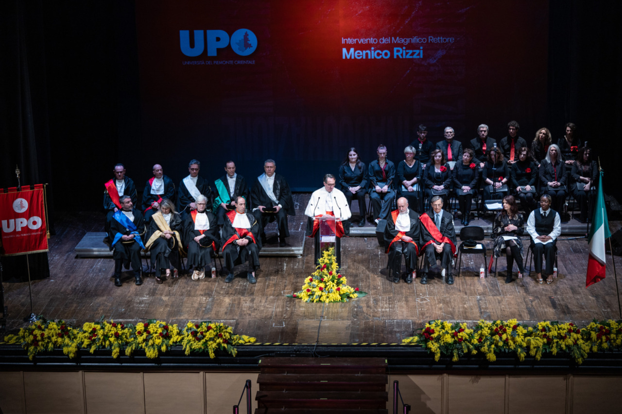 L’accademico Alberto Mantovani all’inaugurazione dell’anno accademico dell’Upo