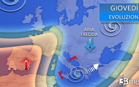 Forte vento al nord, ma per Pasqua torna l’alta pressione