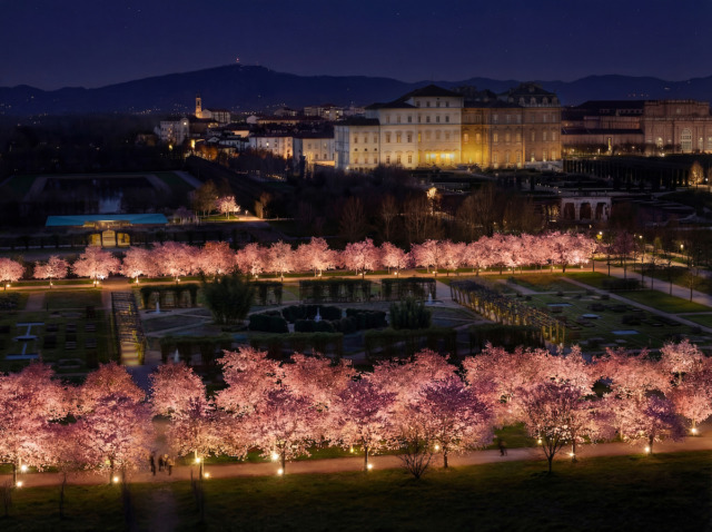Ciliegi in fiore nei Giardini della Reggia: aperture con i nuovi orari dal 19 marzo al 1° aprile (data di conclusione indicativa)